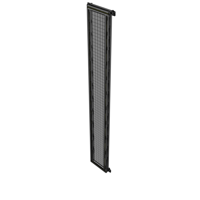 A4-2400-0300-0150-HYMZA SINGLE PANEL-NO LEGS WITH HINGES 2400MM X 300MM  1" MESH, FULLY ASSEMBLED