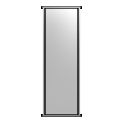 SINGLE PANEL-NO LEGS WITH HINGES 2400MM X 750MM  1/4" POLYCARBONATE, AS A KIT