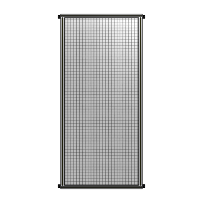 SINGLE PANEL-NO LEGS WITH HINGES 2400MM X 1050MM  1" MESH, FULLY ASSEMBLED