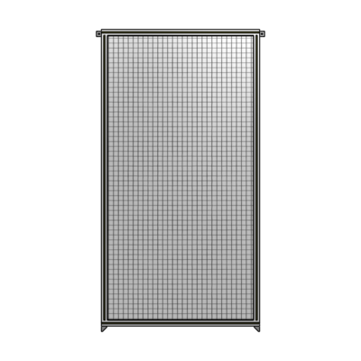 SINGLE PANEL-NO LEGS WITH TIE PLATES AND ANGLE 2400MM X 1200MM  1" MESH, FULLY ASSEMBLED