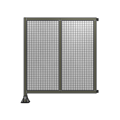 DOUBLE PANEL-LEG ON LEFT, HINGE ON RIGHT 1400MM X 1200MM  1" MESH, AS A KIT