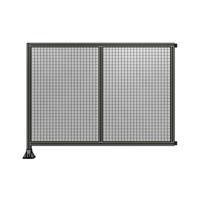 DOUBLE PANEL-LEG ON LEFT, HINGE ON RIGHT 1400MM X 1800MM  1" MESH, AS A KIT