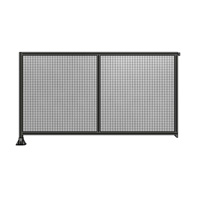 DOUBLE PANEL-LEG ON LEFT, TIE PLATE AND ANGLE ON RIGHT 1400MM X 2400MM  1" MESH, AS A KIT