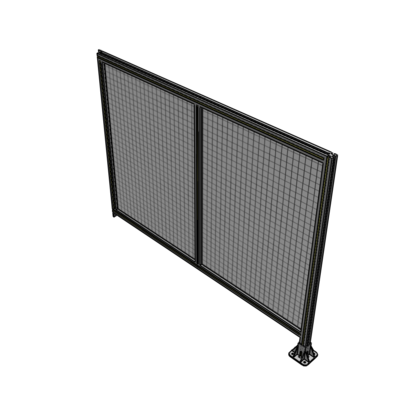 B2-1400-1800-0150-TYMFK DOUBLE PANEL-LEG ON RIGHT, TIE PLATE AND ANGLE ON LEFT 1400MM X 1800MM  1" MESH, AS A KIT