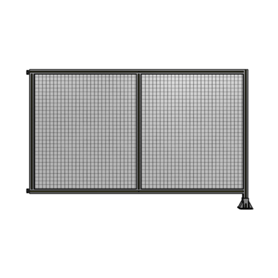 DOUBLE PANEL-LEG ON RIGHT, HINGE ON LEFT 1400MM X 2200MM  1" MESH, AS A KIT