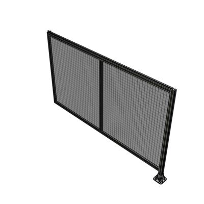 B2-1400-2200-0150-HYMFK DOUBLE PANEL-LEG ON RIGHT, HINGE ON LEFT 1400MM X 2200MM  1" MESH, AS A KIT