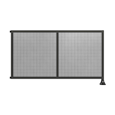 DOUBLE PANEL-LEG ON RIGHT, HINGE ON LEFT 1400MM X 2400MM  1" MESH, AS A KIT