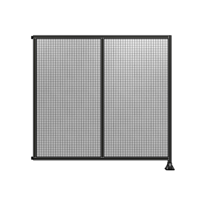 DOUBLE PANEL-LEG ON RIGHT, HINGE ON LEFT 2135MM X  2200MM  1" MESH, AS A KIT