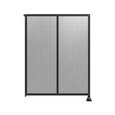 DOUBLE PANEL-LEG ON RIGHT, TIE PLATE AND ANGLE ON LEFT 2400MM X 1800MM  1" MESH, AS A KIT