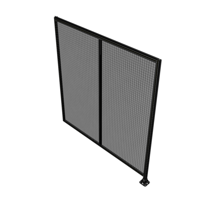 B2-2400-2200-0150-HYMFA DOUBLE PANEL-LEG ON RIGHT, HINGE ON LEFT 2400MM X 2200MM  1" MESH, AS A KIT