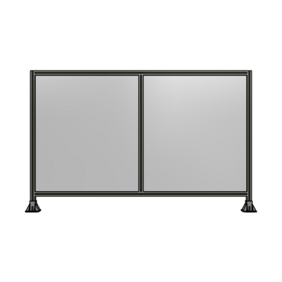 DOUBLE PANEL-LEG ON EACH SIDE 1400MM X 2200MM  1/4" POLYCARBONATE, AS A KIT