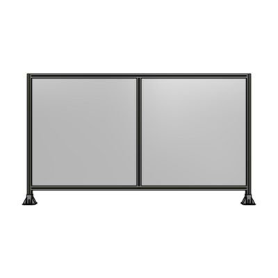 DOUBLE PANEL-LEG ON EACH SIDE 1400MM X 2400MM  1/4" POLYCARBONATE, AS A KIT
