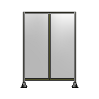 DOUBLE PANEL-LEG ON EACH SIDE  1700MM X 1200MM  1/4" POLYCARBONATE, AS A KIT