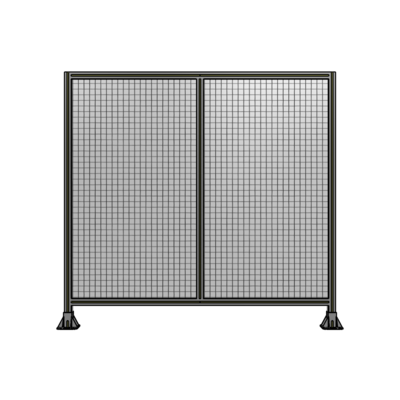 DOUBLE PANEL-LEG ON EACH SIDE 1700MM X 1800MM  1" MESH, FULLY ASSEMBLED