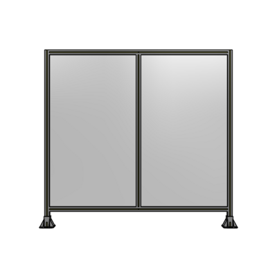 DOUBLE PANEL-LEG ON EACH SIDE  1700MM X 1800MM  1/4" POLYCARBONATE, AS A KIT