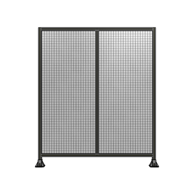 DOUBLE PANEL-LEG ON EACH SIDE 2135MM X 1800MM  1" MESH, FULLY ASSEMBLED