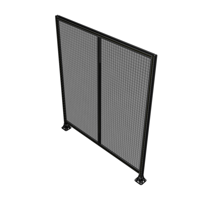 B3-2135-1800-0150-ZYMFK DOUBLE PANEL-LEG ON EACH SIDE 2135MM X 1800MM  1" MESH, FULLY ASSEMBLED