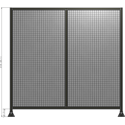 B3-2135-2200-0150-ZYMFK DOUBLE PANEL-LEG ON EACH SIDE 2135MM X 2200MM  1" MESH, AS A KIT