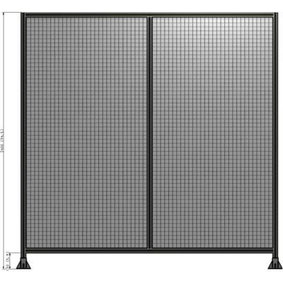 B3-2400-2400-0150-ZYMFA DOUBLE PANEL-LEG ON EACH SIDE  2400MM X 2400MM  1" MESH, AS A KIT
