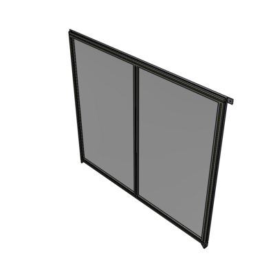 B4-1700-1800-0150-TYPZA DOUBLE PANEL-NO LEGS, TIE PLATE AND ANGLE CONNECTORS 1700MM X 1800MM  1/4" POLYCARBONATE, AS A KIT