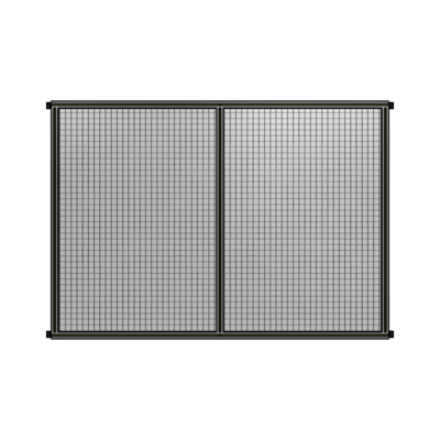 DOUBLE PANEL-NO LEGS, HINGE CONNECTORS 1700MM X 2200MM  1" MESH, AS A KIT