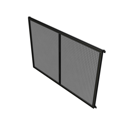 B4-1700-2200-0150-HYMZK DOUBLE PANEL-NO LEGS, HINGE CONNECTORS 1700MM X 2200MM  1" MESH, FULLY ASSEMBLED