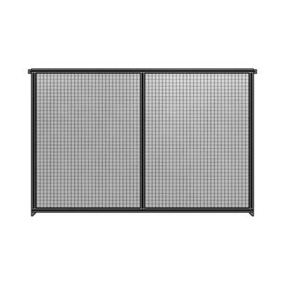 DOUBLE PANEL-NO LEGS, TIE PLATE AND ANGLE CONNECTORS 1700MM X 2400MM  1" MESH, FULLY ASSEMBLED