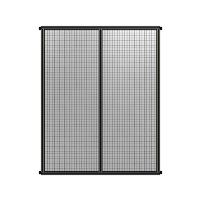 DOUBLE PANEL-NO LEGS, HINGE CONNECTORS 2400MM X 1800MM  1" MESH, AS A KIT
