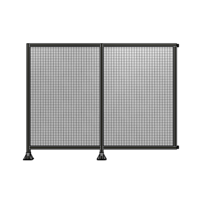 DOUBLE PANEL-LEGS ON LEFT AND CENTER WITH HINGES 1700MM X 2200MM  1" MESH, AS A KIT