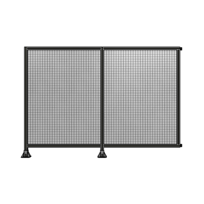 DOUBLE PANEL-LEGS ON LEFT AND CENTER WITH HINGES 1700MM X 2400MM  1" MESH, AS A KIT