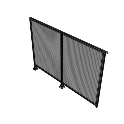 B5-1700-2400-0150-TYMFK DOUBLE PANEL-LEGS ON LEFT AND CENTER, TIE PLATE ON RIGHT 1700MM X 2400MM  1" MESH, AS A KIT