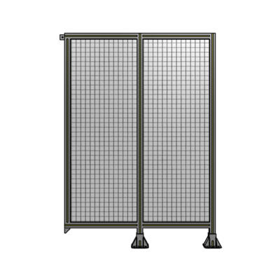 DOUBLE PANEL-LEGS ON RIGHT AND CENTER, TIE PLATE ON LEFT 1700MM X 1200MM  1" MESH, AS A KIT