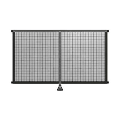DOUBLE PANEL-LEG IN CENTER AND HINGE CONNECTORS 1400MM X 2200MM  1" MESH, AS A KIT