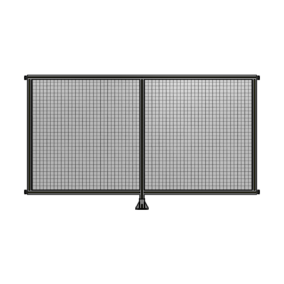 DOUBLE PANEL-LEG IN CENTER AND HINGE CONNECTORS 1400MM X 2400MM  1" MESH, AS A KIT