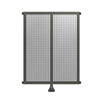 DOUBLE PANEL-LEG IN CENTER AND HINGE CONNECTORS 1700MM X 1200MM  1" MESH, AS A KIT