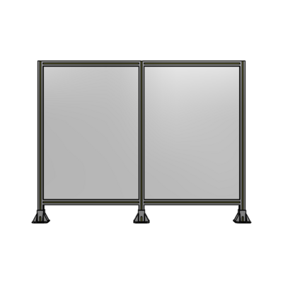 DOUBLE PANEL-3 LEGS 1400MM X 1800MM  1/4" POLYCARBONATE, AS A KIT