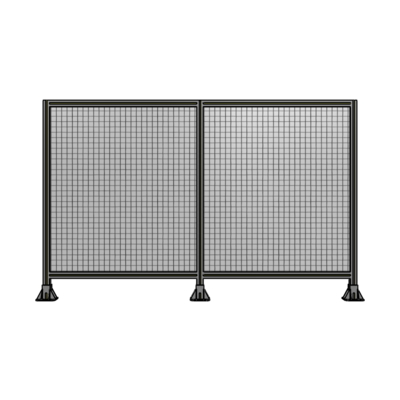 DOUBLE PANEL-3 LEGS 1400MM X 1800MM  1" MESH, AS A KIT