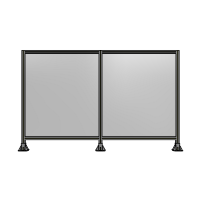 DOUBLE PANEL-3 LEGS 1400MM X 1800MM  1/4" POLYCARBONATE, AS A KIT
