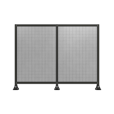 DOUBLE PANEL-3 LEGS  1700MM X 2200MM  1" MESH, FULLY ASSEMBLED
