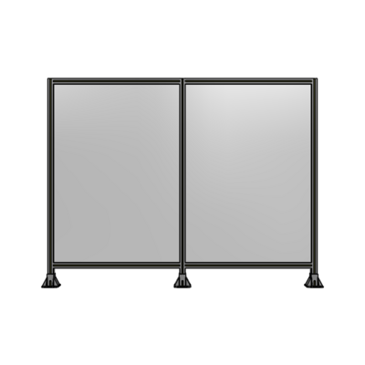 DOUBLE PANEL-3 LEGS 1700MM X 2200MM  1/4" POLYCARBONATE, AS A KIT