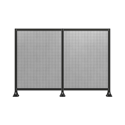 DOUBLE PANEL-3 LEGS  1700MM X 2400MM  1" MESH, FULLY ASSEMBLED