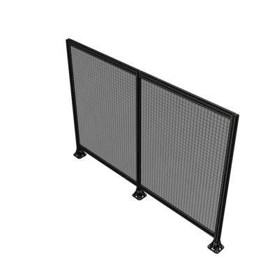 B8-1700-2400-0150-ZYMFK DOUBLE PANEL-3 LEGS 1700MM X 2400MM  1" MESH, AS A KIT