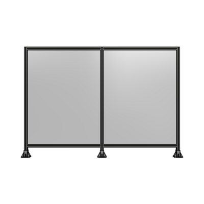 DOUBLE PANEL-3 LEGS  1700MM X 2400MM  1/4" POLYCARBONATE, FULLY ASSEMBLED