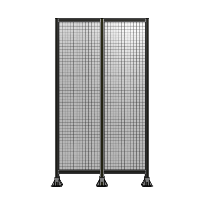 DOUBLE PANEL-3 LEGS 2135MM X 1200MM  1" MESH, AS A KIT