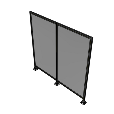 B8-2135-2200-0150-ZYPFK DOUBLE PANEL-3 LEGS 2135MM X 2200MM  1/4" POLYCARBONATE, AS A KIT