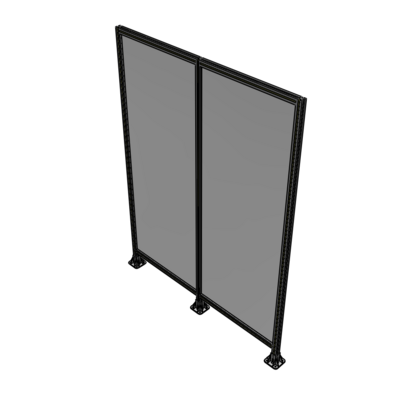 B8-2400-1800-0150-ZYPFK DOUBLE PANEL-3 LEGS 2400MM X 2400MM  1/4" POLYCARBONATE, AS A KIT