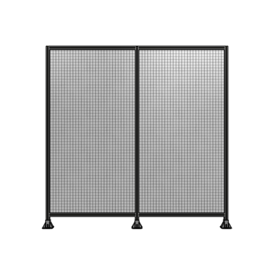 DOUBLE PANEL-3 LEGS  2400MM X 2400MM  1" MESH, FULLY ASSEMBLED