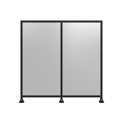 DOUBLE PANEL-3 LEGS 2400MM X 2400MM  1/4" POLYCARBONATE, AS A KIT