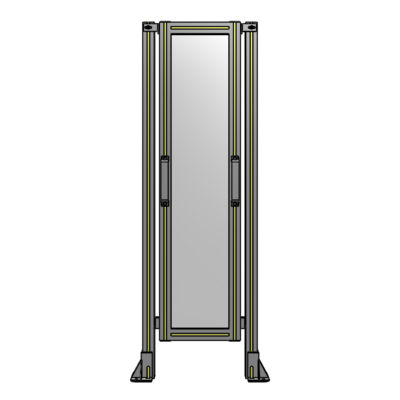 SINGLE REMOVABLE PANEL WITH LEGS 1400MM X 450MM 1/4" POLYCARBONATE, AS A KIT