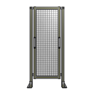 SINGLE REMOVABLE PANEL WITH LEGS 1400MM X 600MM 1" MESH, FULLY ASSEMBLED